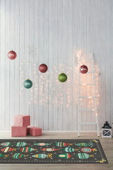 Festive Garland Multicolor Flatwoven Rug