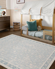 Celestine Soft Blue Flatwoven Rug