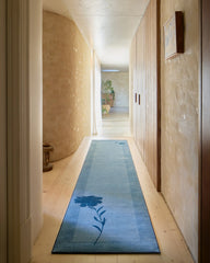 Ceylon Soft Sapphire Flatwoven Rug by The Local Project