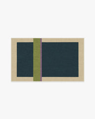 Breakout Teal & Chartreuse Rug by Architectural Digest