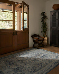 Kamran Admiral Blue Flatwoven Rug