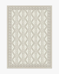 Ava Ikat Beige Flatwoven Rug by Mrs. Alice