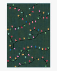 Let It Glow Green Flatwoven Rug