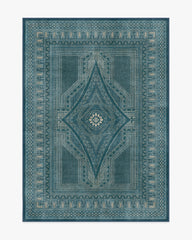 Nomad Blue Flatwoven Rug by Martyn Lawrence Bullard