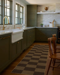 Yates Check Brown Re-Jute Rug by Architectural Digest