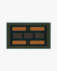 Nerissa Teal & Gold Rug by Architectural Digest