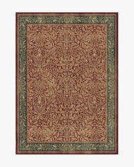 Acorn Amber Red Rug by Morris & Co.