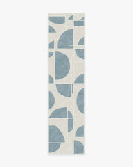 Lune Slate Blue Rug by Nina Takesh