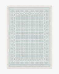 Palm Beach Powder Blue Rug by Gray Malin