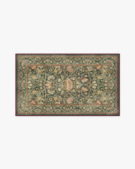 Lodden Soft Evergreen & Gold Rug by Morris & Co.