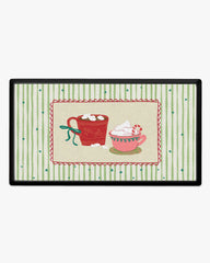 Cocoa Cozy Green Large Doormat