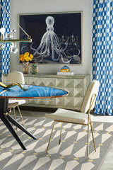 Carnaby Shadow Del Sol Flatwoven Rug by Jonathan Adler