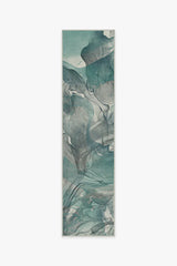 Aurora Teal Grey Rug