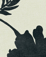 Temple Silhouette Ivory & Charcoal Flatwoven Rug by The Local Project
