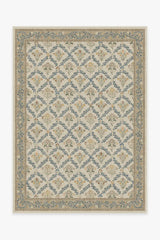 Bellflowers Ivory & Gold Rug by Morris & Co.