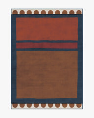 Nina Indigo & Rust Rug by Justina Blakeney