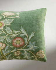 Trent Golden Sage Woven Lumbar Throw Pillow by Morris & Co.