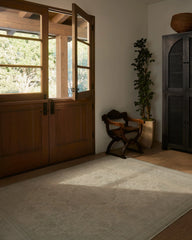 Rowan Soft Grey & Ivory Flatwoven Rug