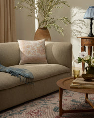 Lenora Vintage Blush Woven Throw Pillow