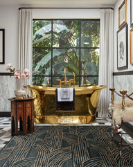 Beni Blue Flatwoven Rug by Martyn Lawrence Bullard