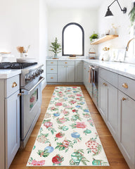 Bauble & Sprig Cream Multicolor Rug