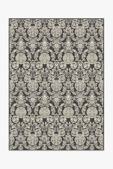 Mickey Damask Charcoal Rug