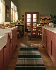 Easton Plaid Green Rug