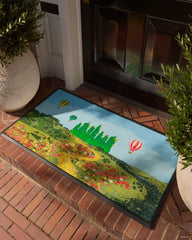 Emerald City Multicolor Large Doormat by Wicked