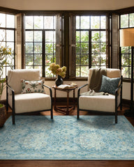 Blackthorn Slate Blue Rug by Morris & Co.