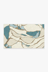 Aude Teal & Ivory Rug by Nina Takesh