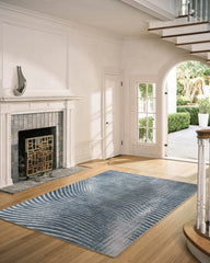Wesley Blue Flatwoven Rug