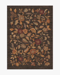 Anonna Dark Wood Flatwoven Rug