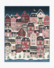 Noelle Village Midnight Flatwoven Rug