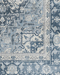 Kamran Admiral Blue Flatwoven Rug