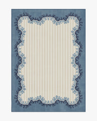 Oxbow Indigo Flatwoven Rug by Sanderson