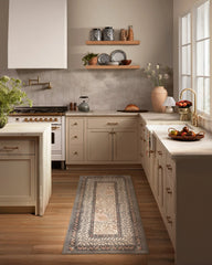 Provence Grey & Coral Rug