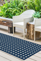 Adde Navy Outdoor Rug