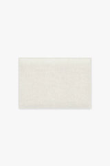 Solid Off-White Bath Mat