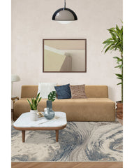Malaspina Dusk Blue Flatwoven Rug