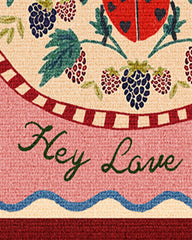 Hey Love Bug Large Doormat