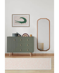 Delphina Powder Pink Flatwoven Rug