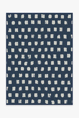 Cobblestone Navy Outdoor Rug