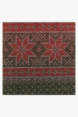 Fair Isle Multicolor Flatwoven Rug