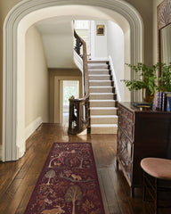 Wilder Burgundy Multicolor Flatwoven Rug