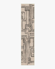 Kassena Black & Ivory Rug by Malene Barnett