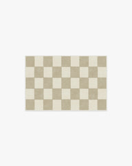 Jaque Checkered Stone Rug