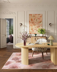 Emma Soft Rose Flatwoven Rug
