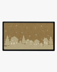 Winter Village Coir Large Doormat
