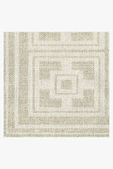 Palm Springs Ivory Stone Flatwoven Rug by Gray Malin