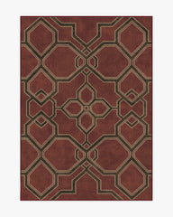 Kian Red Rug by Martyn Lawrence Bullard